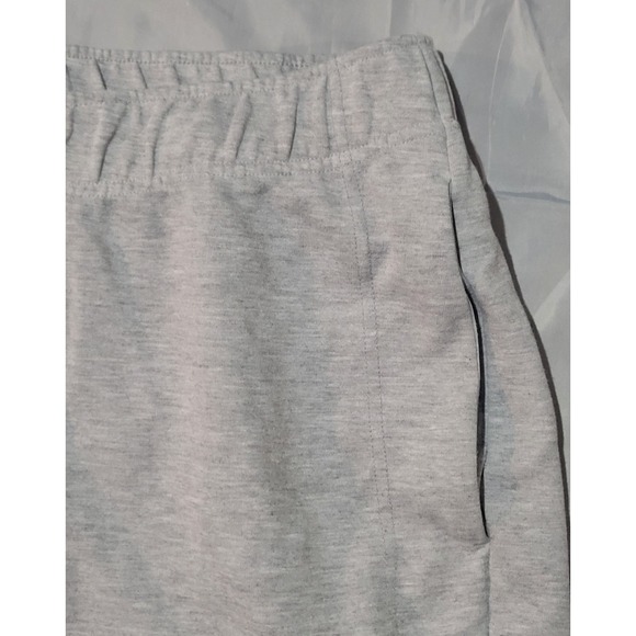 The North Face Shorts Mens 2XL Gray Knit Gym Run‎ Workout Zip Pocket Drawstring - Picture 4 of 11